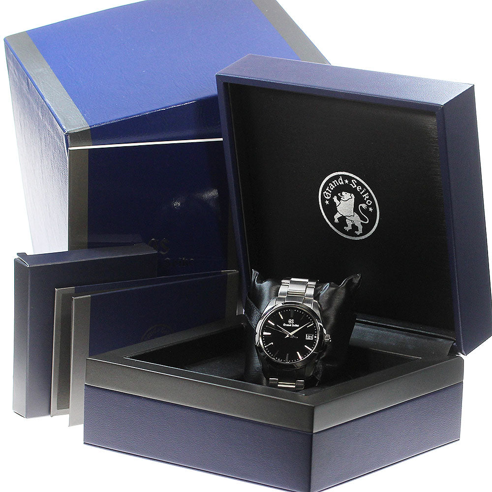 SEIKO Grand Seiko SBGV223/9F82-0AF0 Date Black Dial Quartz Men's Watch_843948