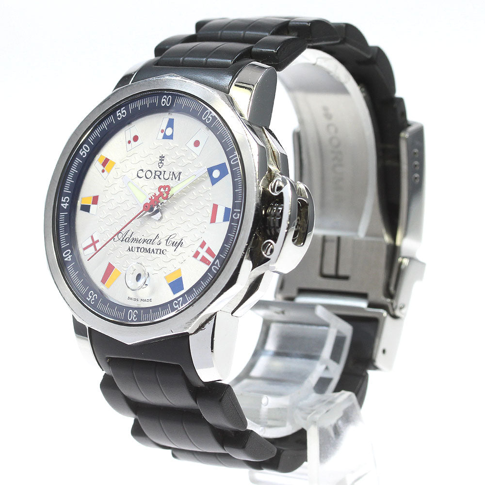 CORUM Admiral's Cup Trophy 41 Date Silver Dial Automatic Men's Watch_844118