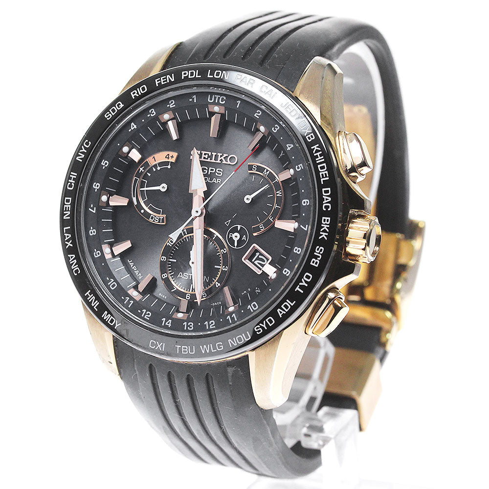 SEIKO Astron SBXB055/8X53-0AC0-2 Day date Solar Powered Radio Men's Watch_844127
