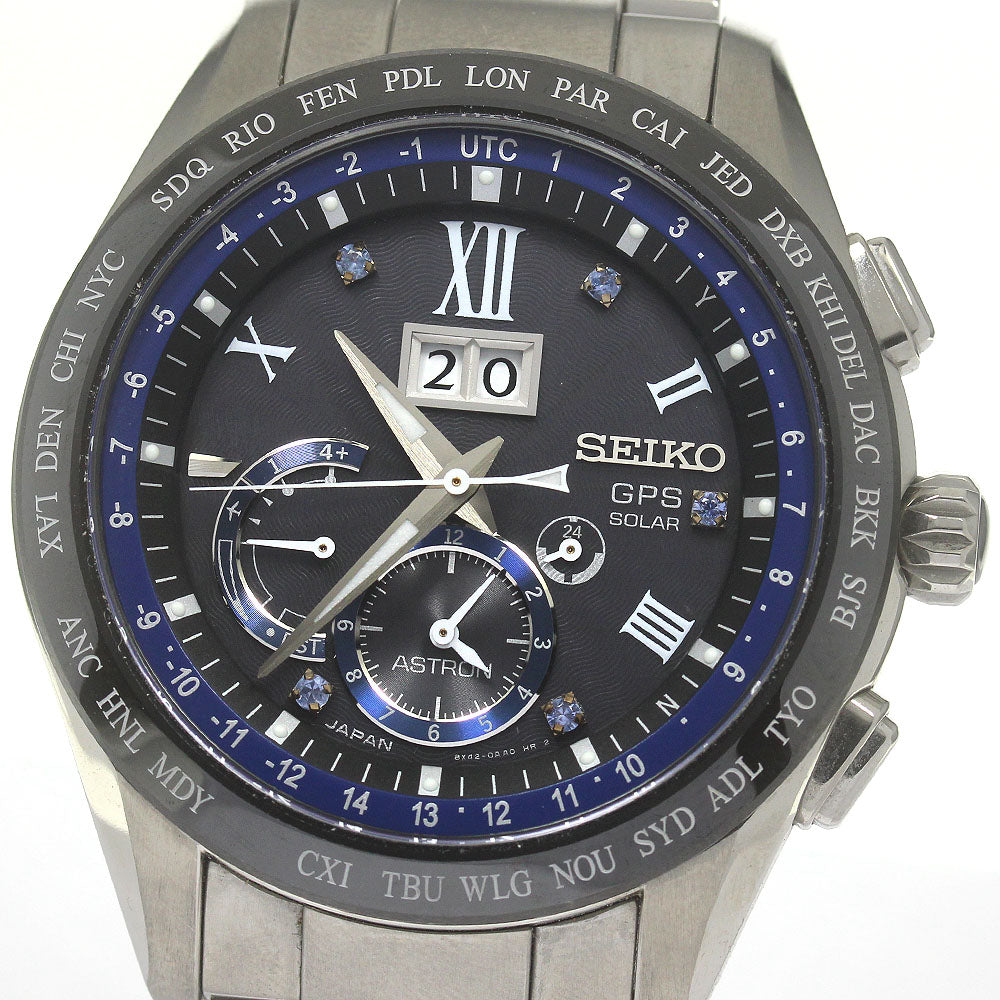 SEIKO Astron SBXB145/8X42-0AA0-3 Solar Powered Radio Men's Watch_844152