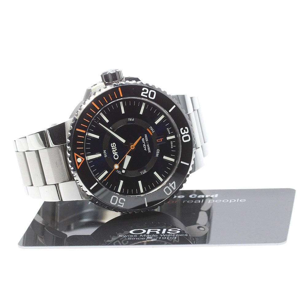 ORIS Aquis Staghorn Restoration Limited Edition 7734 Navy Dial AT Men's_844157