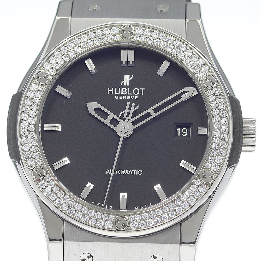 HUBLOT Classic Fusion Titanium 542.NX.1171.LR.1104 Diamond Bezel AT Men's_844175
