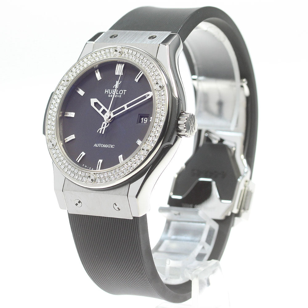 HUBLOT Classic Fusion Titanium 542.NX.1171.LR.1104 Diamond Bezel AT Men's_844175