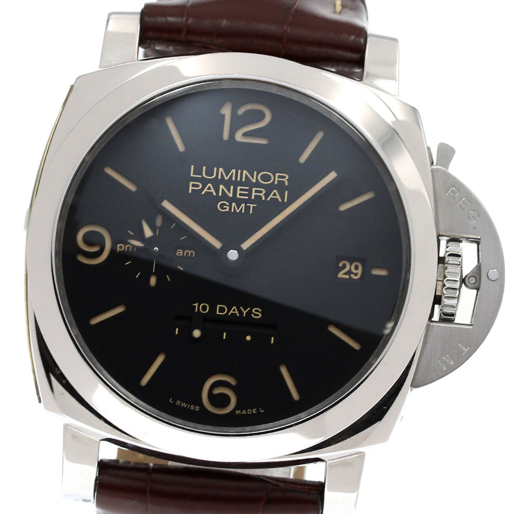 PANERAI Luminor 10 Days GMT Acciaio PAM00533 black Dial Automatic Men's Watch_844188