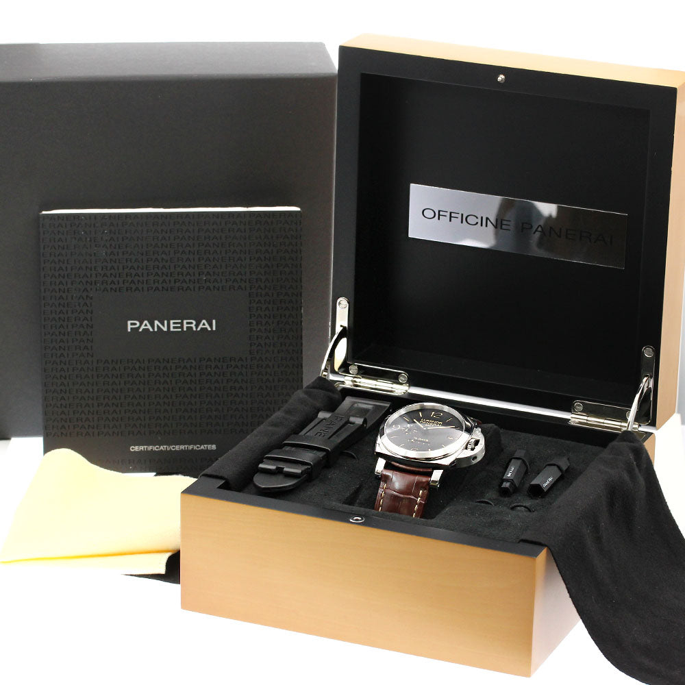 PANERAI Luminor 10 Days GMT Acciaio PAM00533 black Dial Automatic Men's Watch_844188