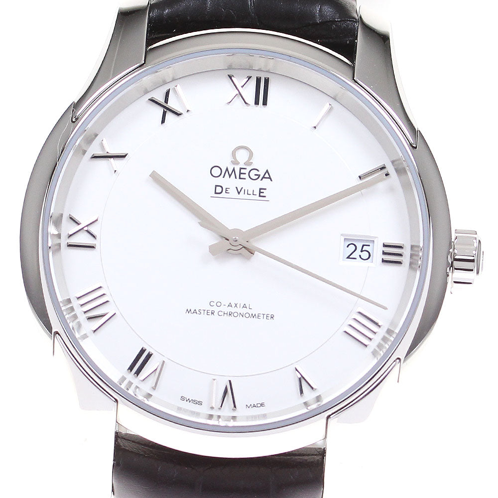 OMEGA De Ville Hour Vision 433.13.41.21.02.001 Coaxial Master Chronometer Silver Dial Automatic Men's Watch_844191