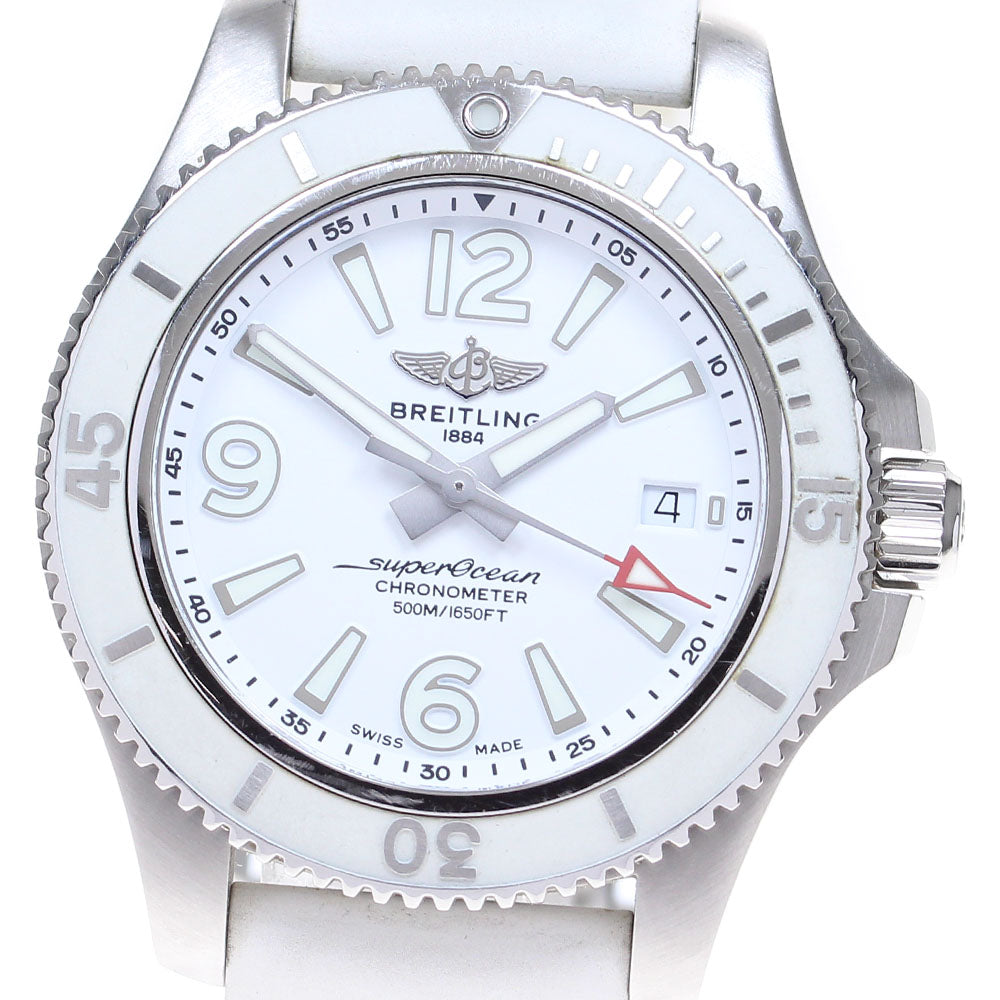 BREITLING Super Ocean 42 A17366 Date white Dial Automatic Men's Watch_844203