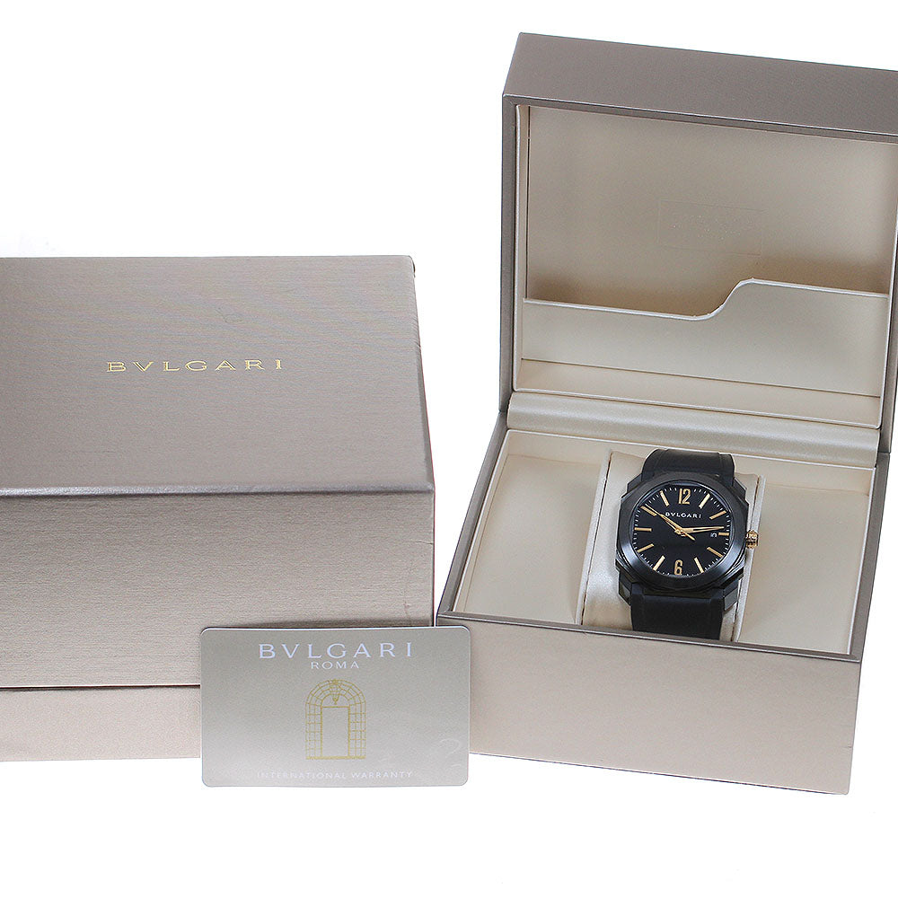 BVLGARI Okto Ultra Nero BG041S/102581 black Dial Automatic Men's Watch_844233
