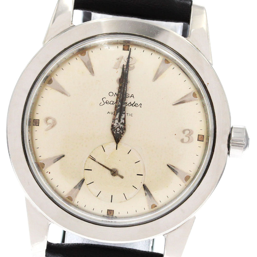 OMEGA 2576-3C cal.342 harf floater Silver Dial Automatic Men's Watch_844235