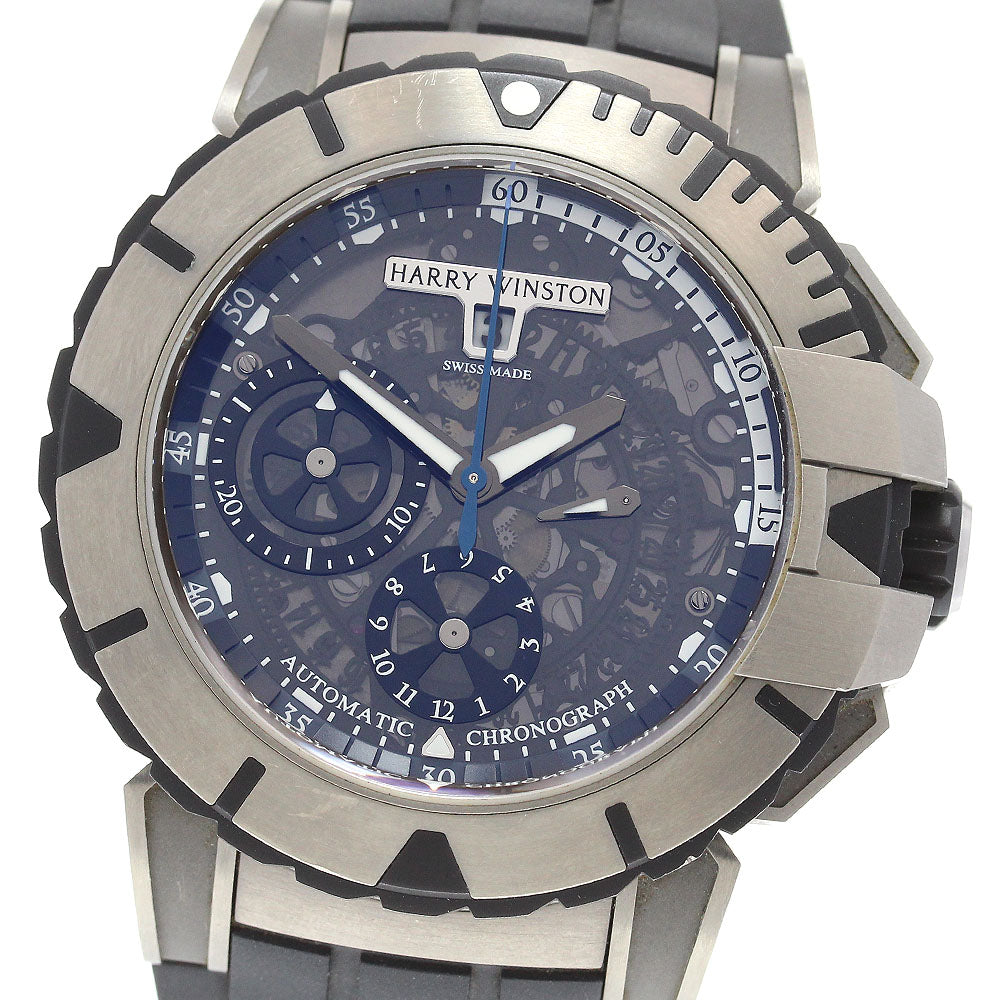 HARRY WINSTON ocean sports OCSACH44 black Dial Automatic Men's Watch_844240