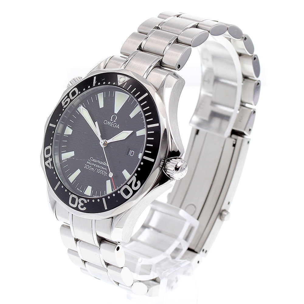 OMEGA Seamaster300 2264.50 Date black Dial Quartz Men's Watch_844244