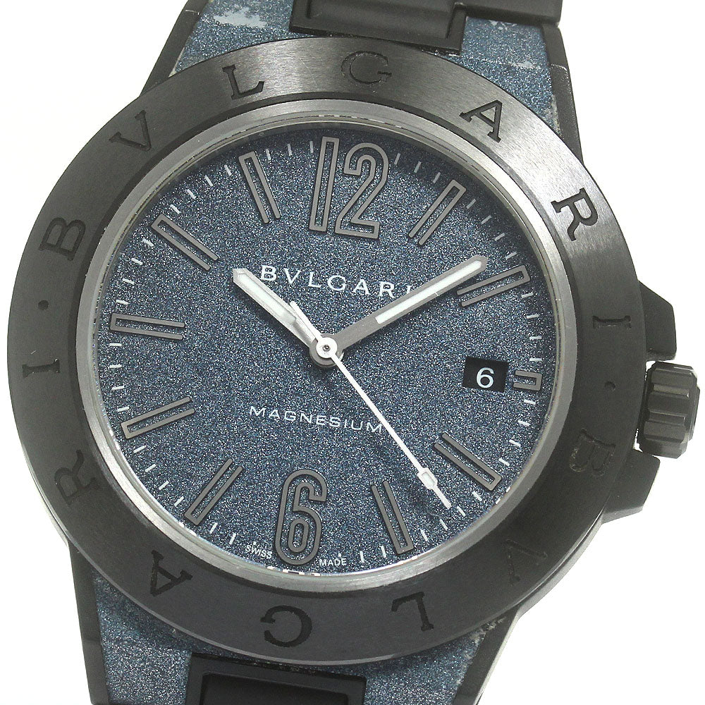 BVLGARI Diagono Magnesium DG41SMC blue Dial Automatic Men's Watch_844258
