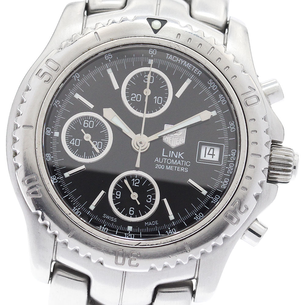 TAG HEUER Link CT2111 Chronograph Date black Dial Automatic Men's Watch_844294