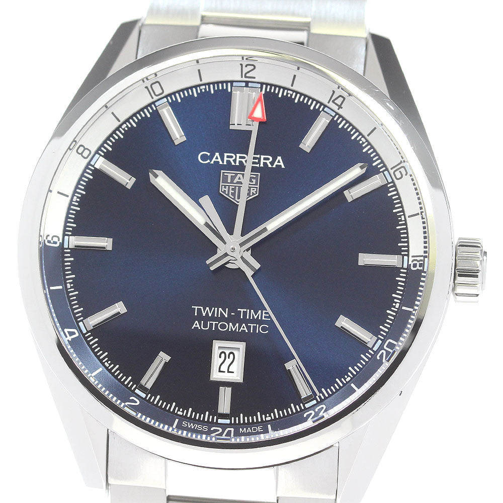 TAG HEUER Carrera Twin time WBN201A Caliber 7 Automatic Men's Watch_844304
