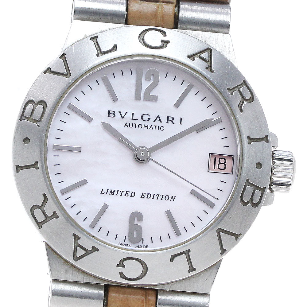 BVLGARI Diagono Sports LCV29S Pink shell Dial Automatic Ladies Watch_844344