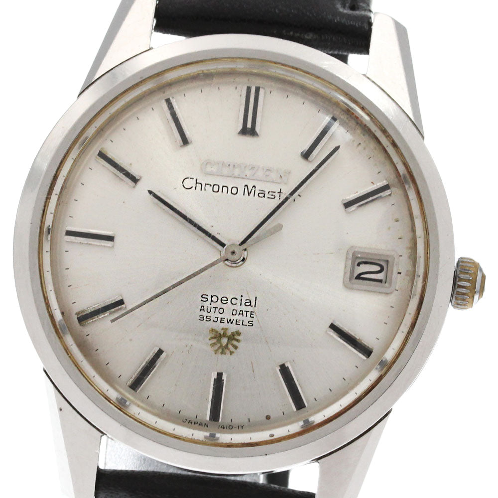 CITIZEN Chronomaster Autodate 4-54030IY CAL.5450 Silver Dial AT Men's_844364