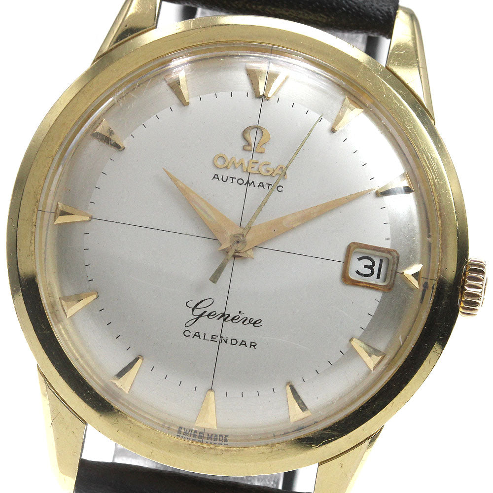 OMEGA Geneve calendar 2982-4 K18YG Cal.503 Automatic Men's Watch_844374