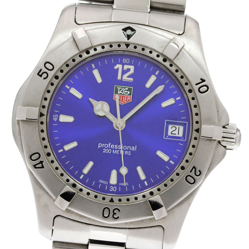 TAG HEUER Professional 200M WK1116-0 Date blue Dial Quartz Men's Watch_844379