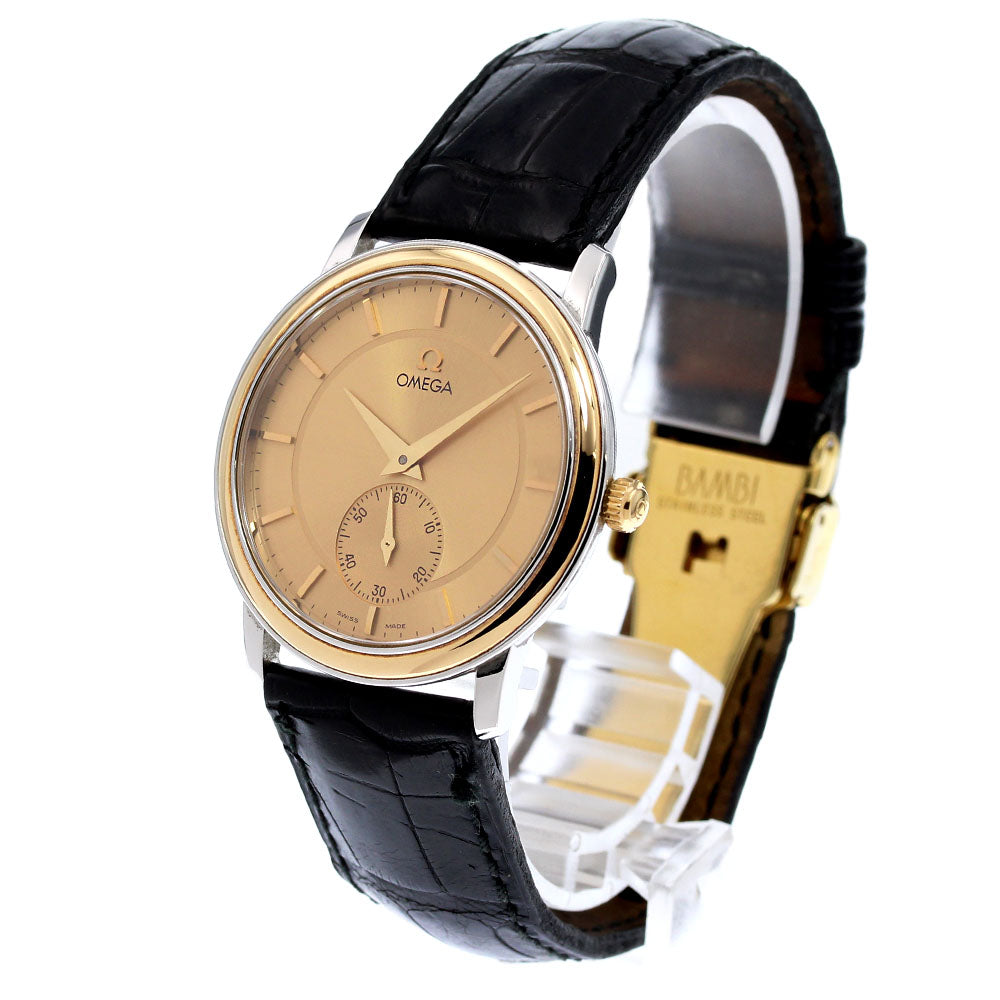 OMEGA De Ville Prestige 4720.11.01 Small seconds gold Dial Hand Winding Men's Watch_844435