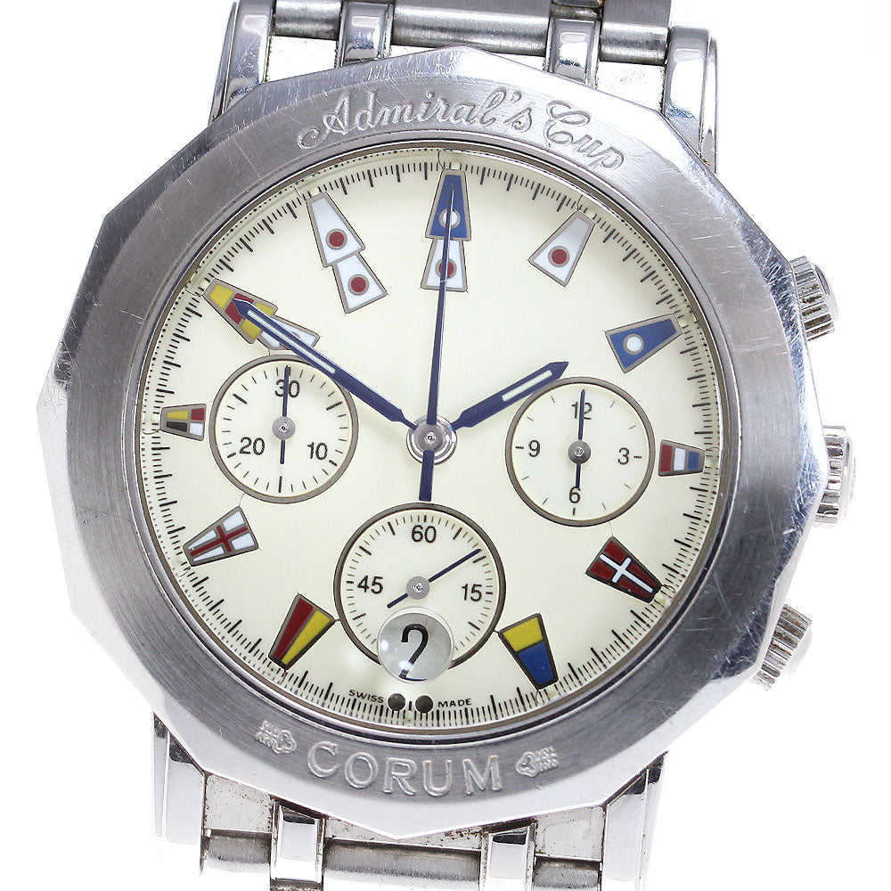 CORUM Admirals cup 96.830.20 V585 Chronograph Date beige Dial Quartz Men'_844531