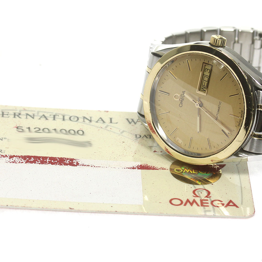OMEGA Classic 5120.10 Day Date YG2 tone gold Dial Automatic Men's Watch_844538