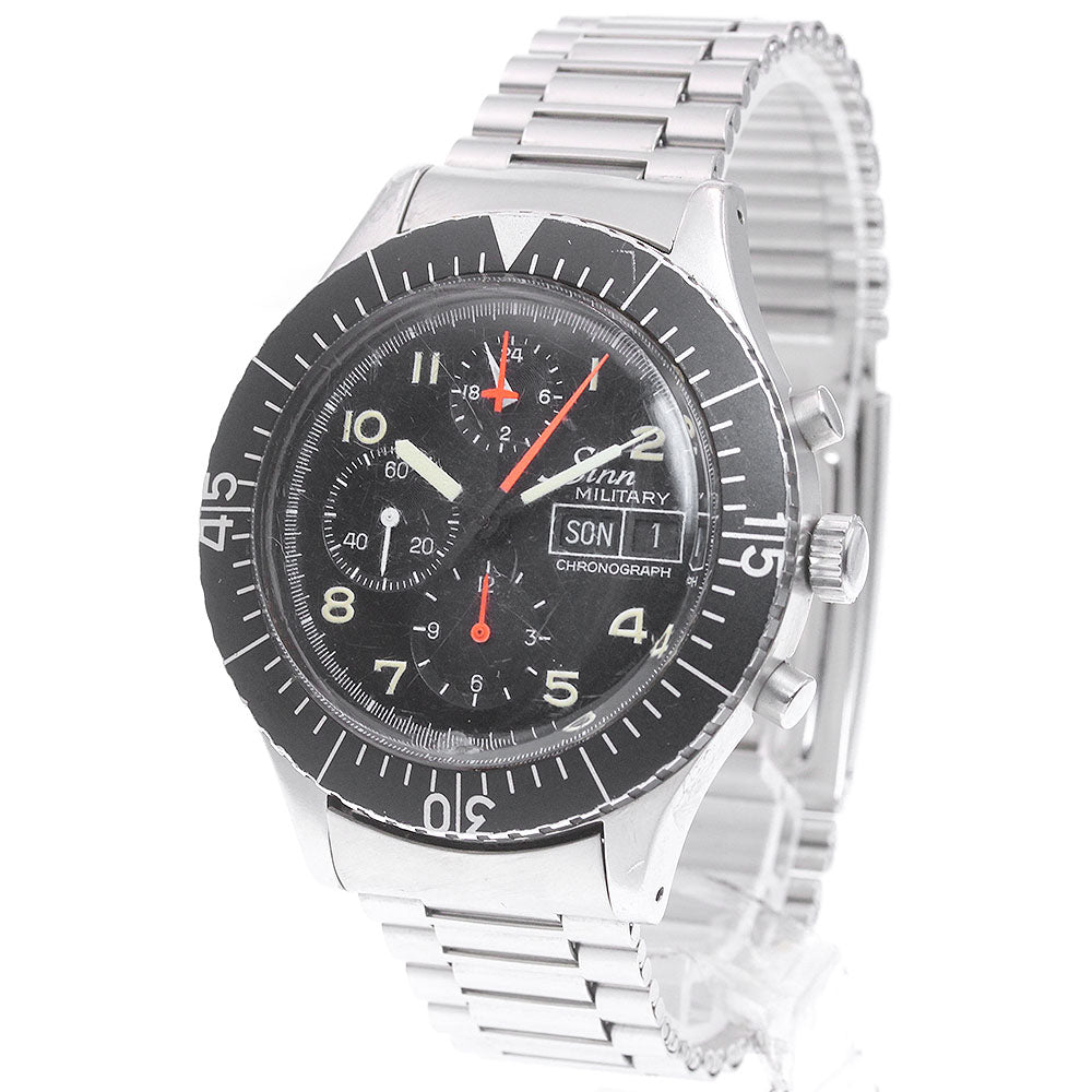 Sinn military pilot 156.B Chronograph day date black Dial Automatic Men's Watch_844572