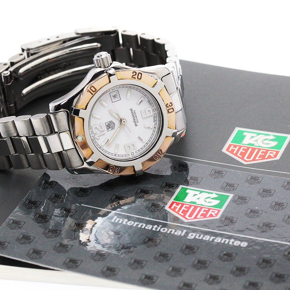 TAG HEUER Exclusive WN1350 Date white Dial Quartz Ladies Watch_844603