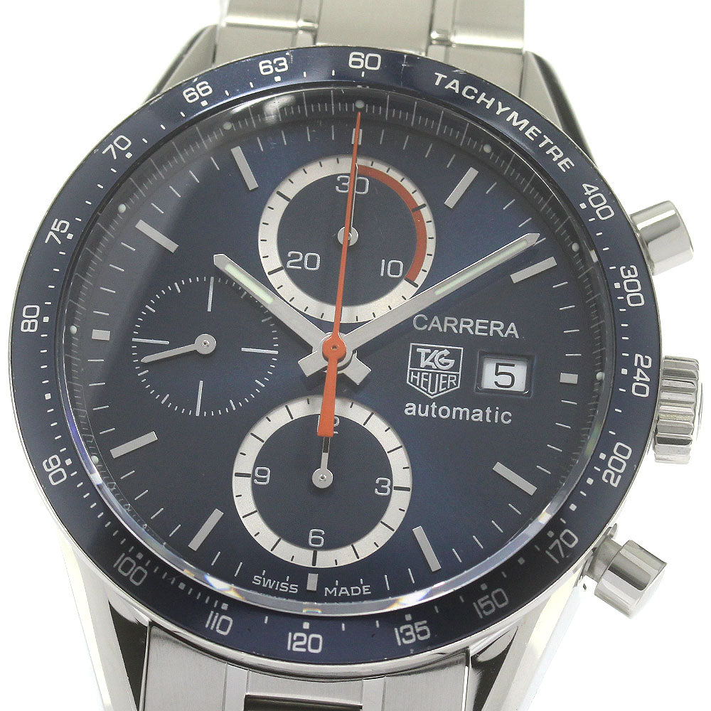 TAG HEUER Carrera CV2015 Chronograph Navy Dial Automatic Men's Watch_844684