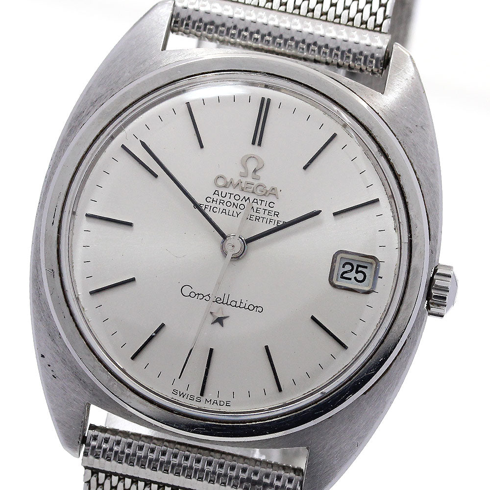 OMEGA Constellation 168.017 Cal.561 Date Silver Dial AT Men's Watch_844720
