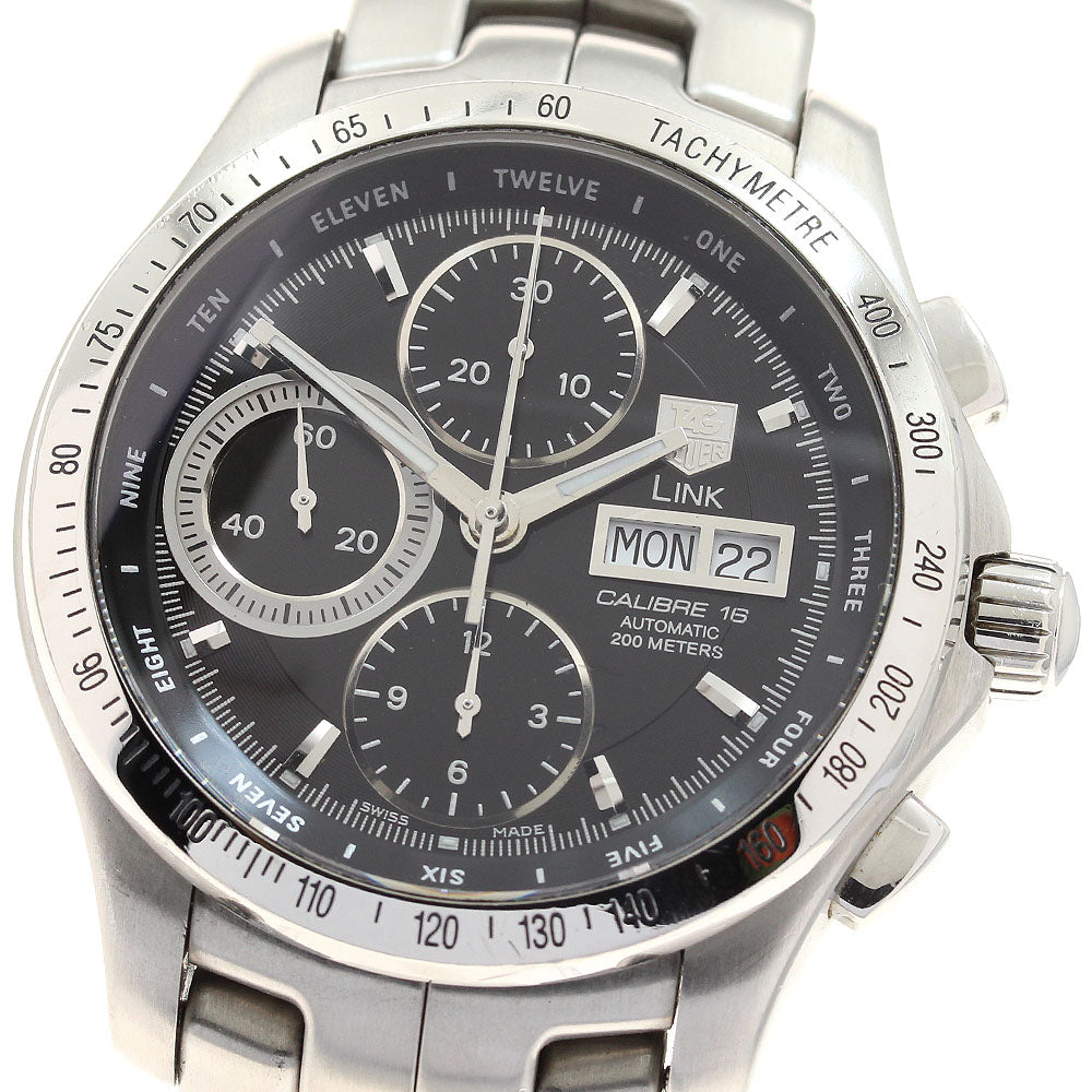 TAG HEUER Link CJF211A.BA0594 Day-Date Chronograph Automatic Men's Watch_844731