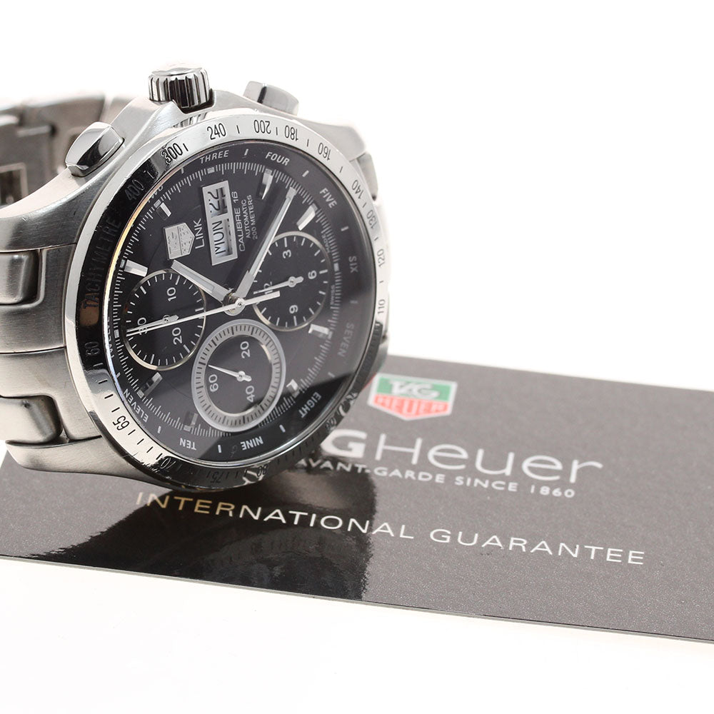 TAG HEUER Link CJF211A.BA0594 Day-Date Chronograph Automatic Men's Watch_844731