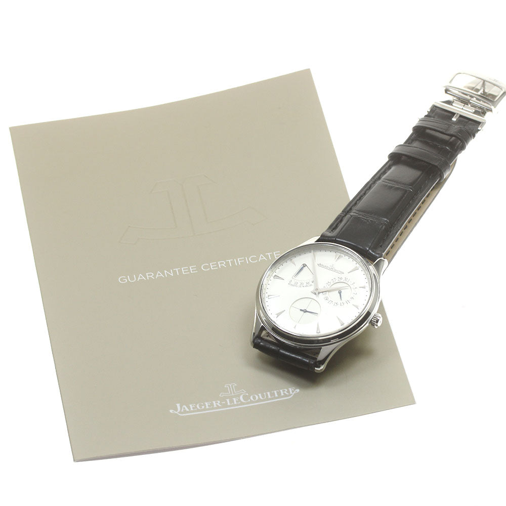 JAEGER-LECOULTRE Master Ultra Slim 176.8.38.S/Q1378420 Power reserve Silver Dial Automatic Men's Watch_844741