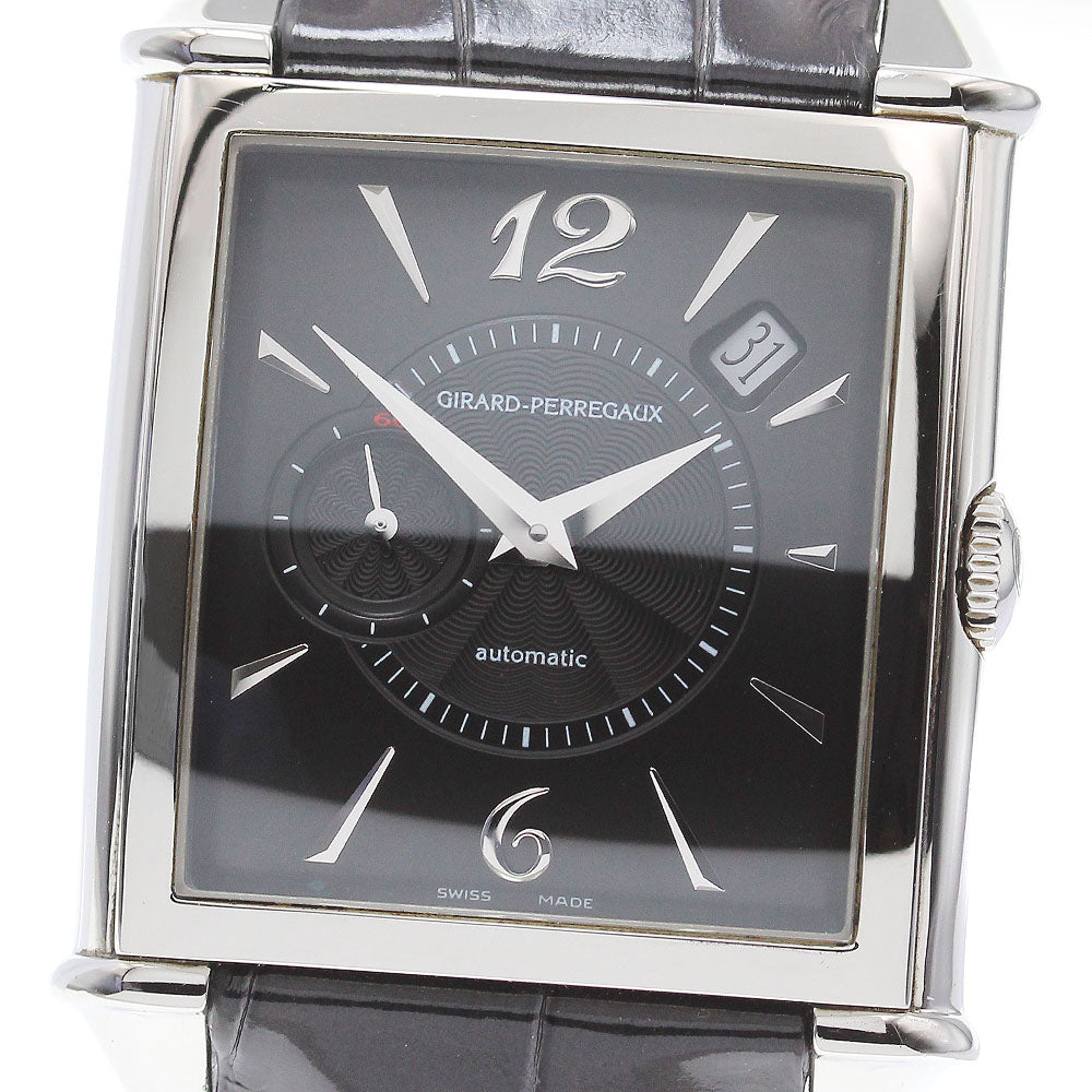 GIRARD PERREGAUX Vintage 1945 25835-11-661-0 Small seconds black Dial Automatic Men's Watch_844746
