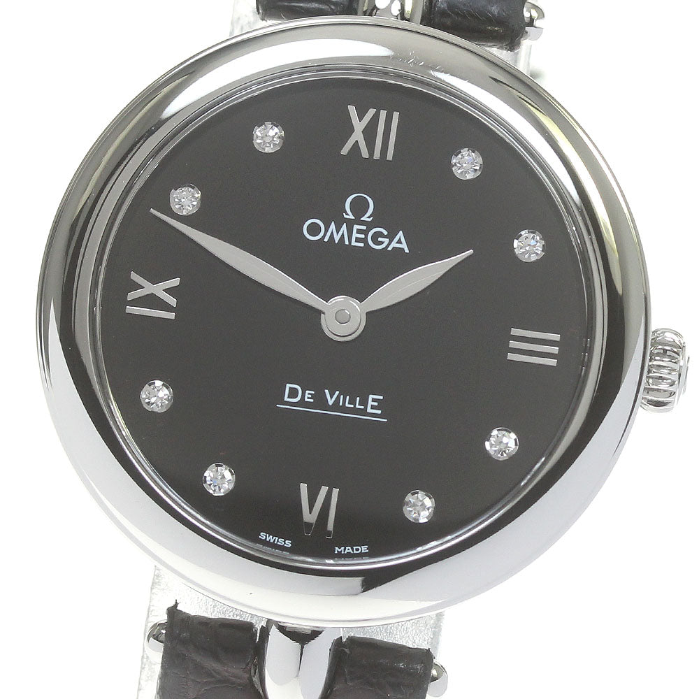 OMEGA De Ville Prestige Dewdrop 424.13.27.60.51.001 8P diamond QZ Ladies_844796