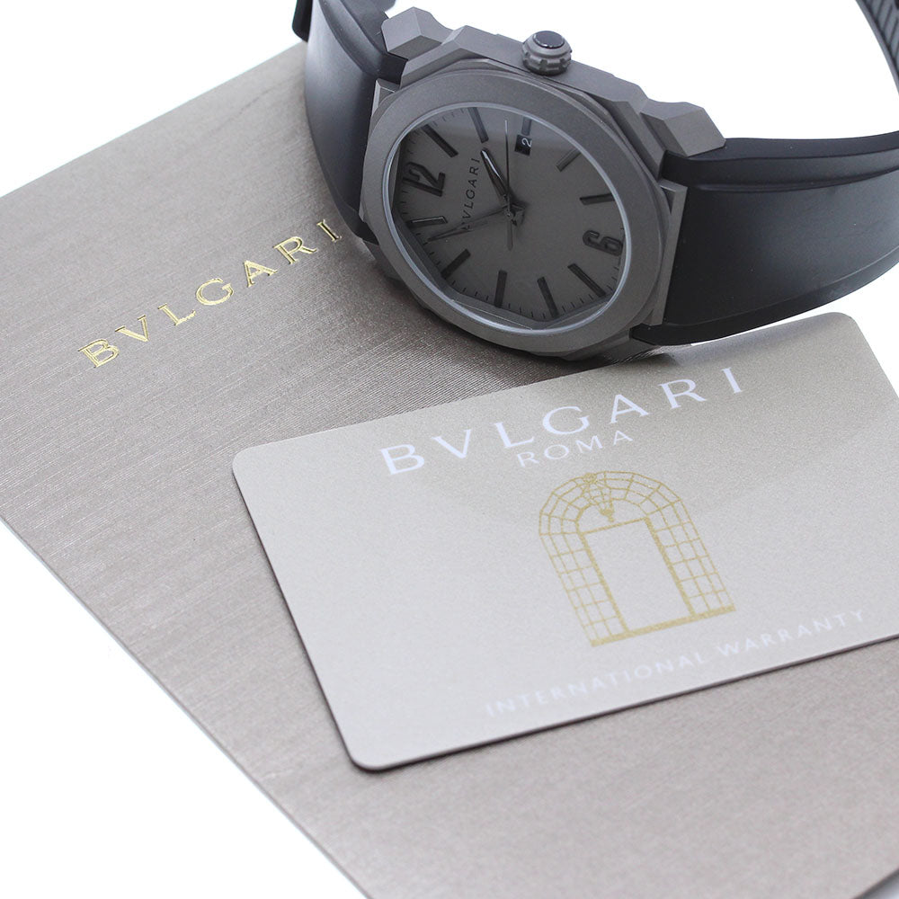 BVLGARI Oct Originale BGO41T Date gray Dial Automatic Men's Watch_844806