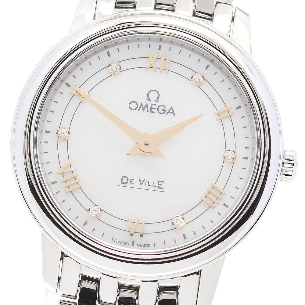 OMEGA De Ville Prestige 424.10.27.60.55.001 6P diamond Quartz Ladies_844827