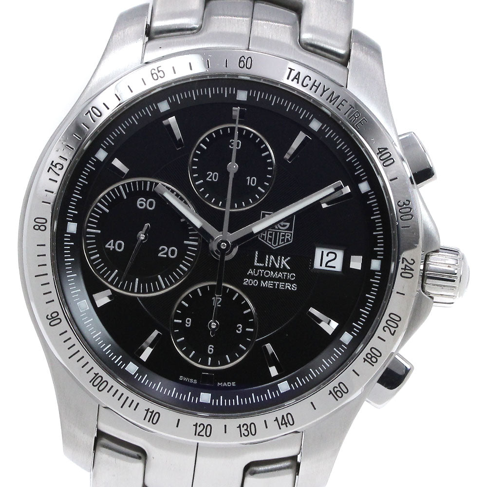 TAG HEUER Link CJF2110.BA0594 Chronograph Date black Dial Automatic Men's_844831