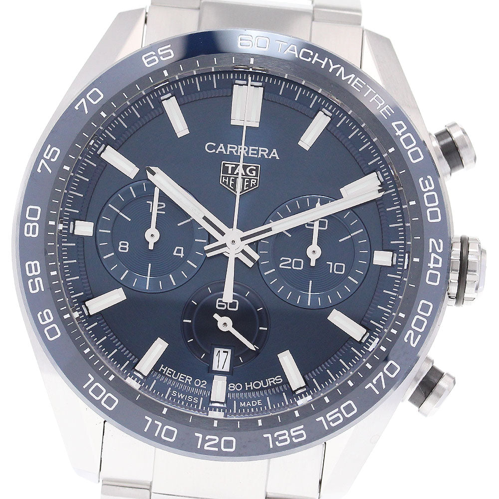 TAG HEUER Carrera Caliber Heuer 02 Sport CBN2A1A Chronograph blue Dial Automatic Men's Watch_844870