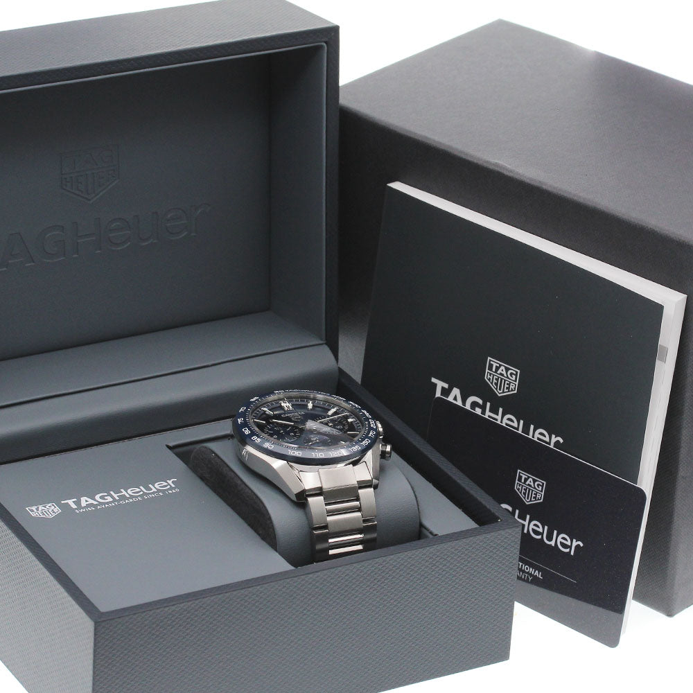 TAG HEUER Carrera Caliber Heuer 02 Sport CBN2A1A Chronograph blue Dial Automatic Men's Watch_844870