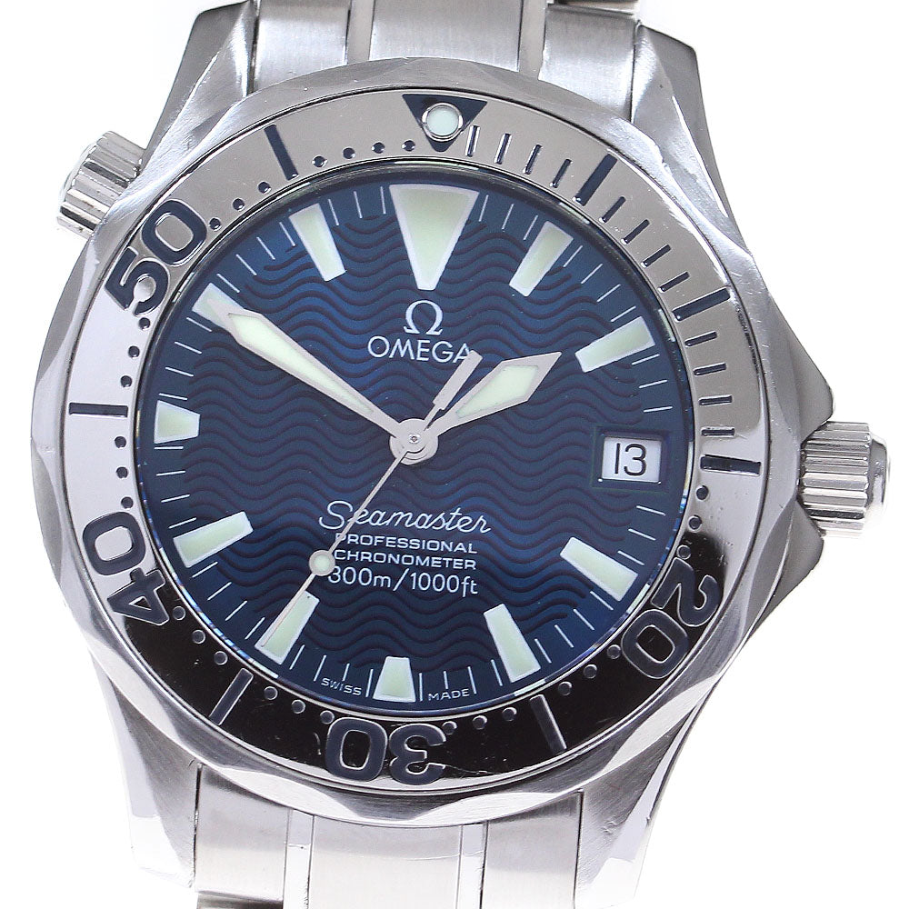 OMEGA Seamaster300 2253.80 Date blue Dial Automatic Boy's Watch_844885