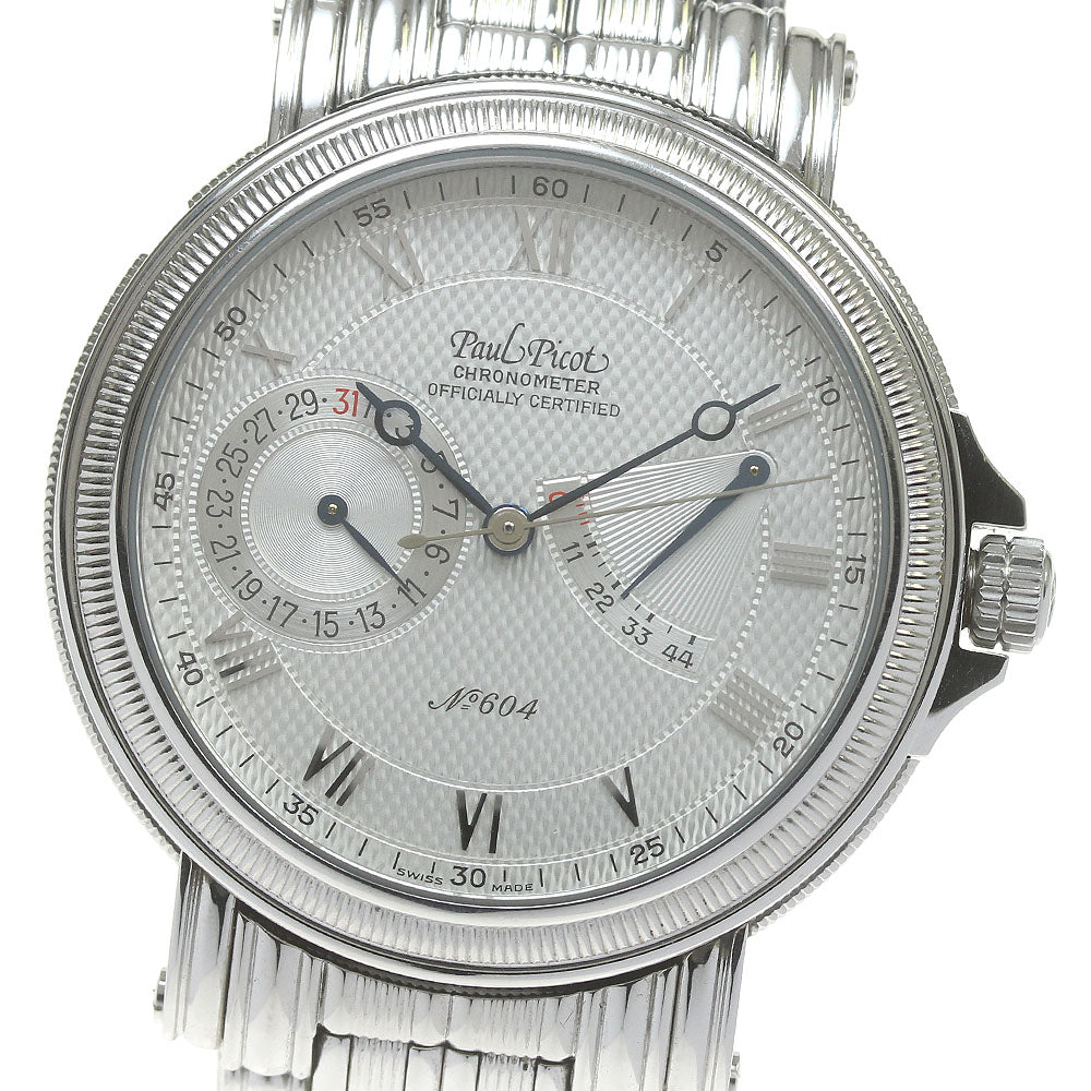 PaulPicot Atelier 4028 Power reserve Silver Dial Automatic Men's Watch_844890
