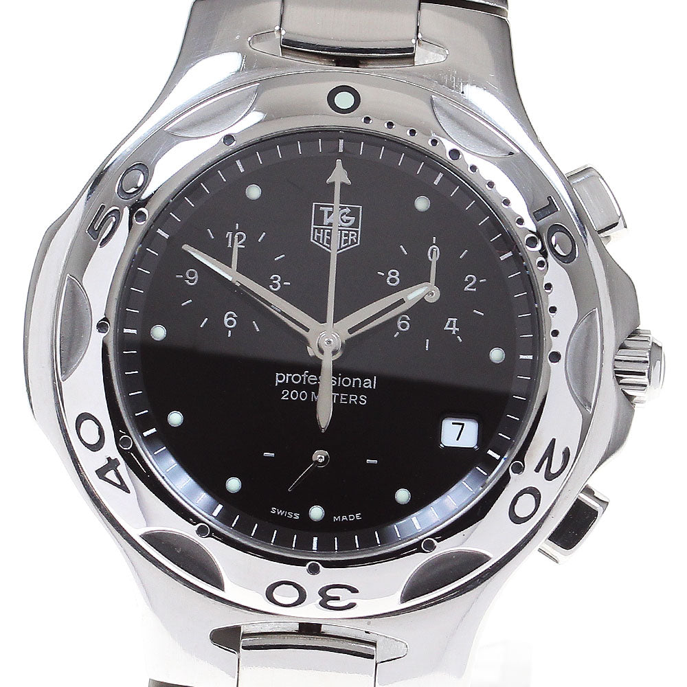 TAG HEUER Kylium CL1110-0 Chronograph black Dial Quartz Men's Watch_844904