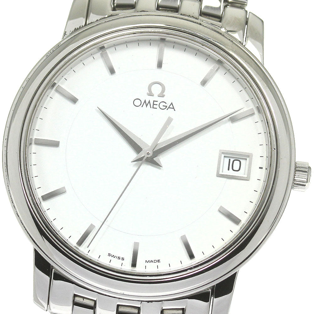OMEGA De Ville Prestige 4510.21 Date white Dial Quartz Men's Watch_845004