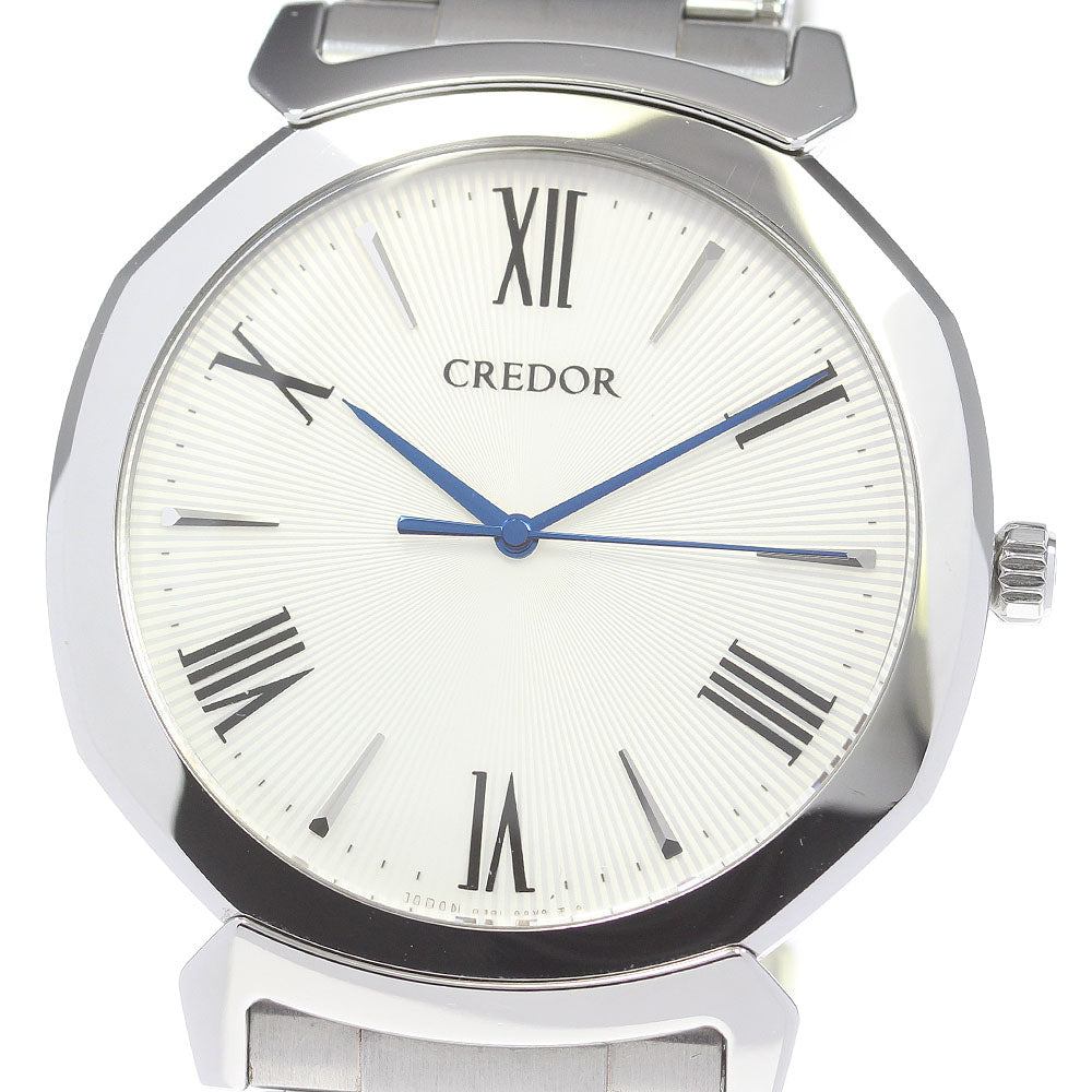 SEIKO CREDOR Linearx GCAR979/8J81-0AS0 Silver Dial Quartz Men's Watch_845082