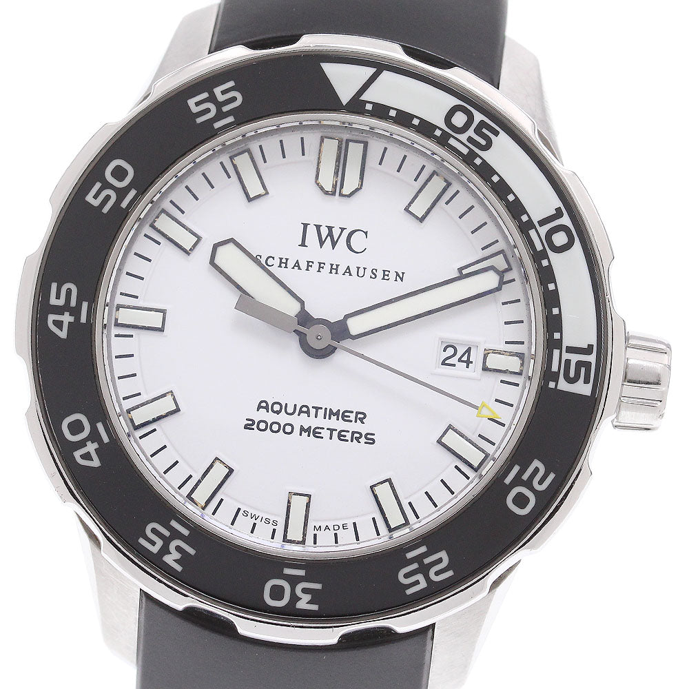 IWC SCHAFFHAUSEN Aqua timer IW356806 Date white Dial Automatic Men's Watch_845085
