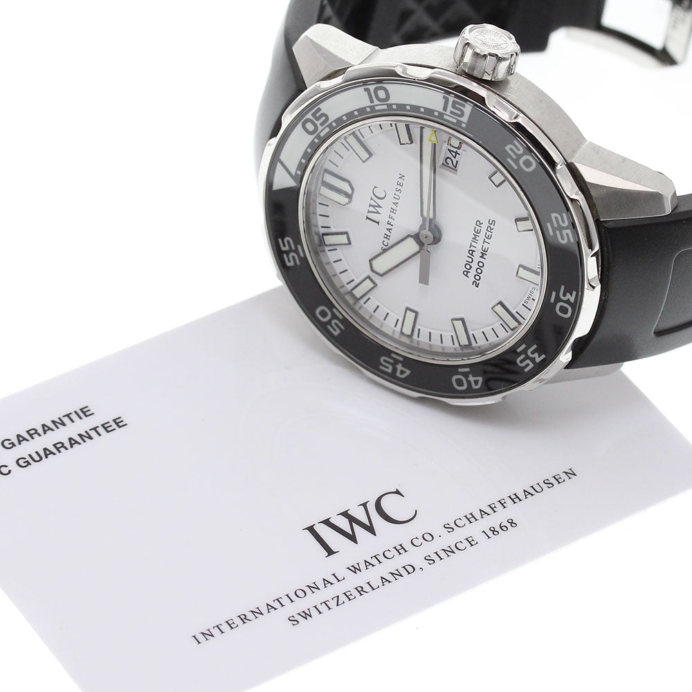 IWC SCHAFFHAUSEN Aqua timer IW356806 Date white Dial Automatic Men's Watch_845085