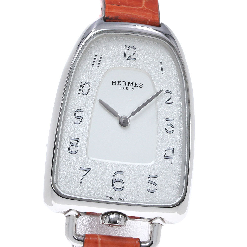 HERMES gallop GA1.210 Silver Dial Quartz Ladies Watch_845108