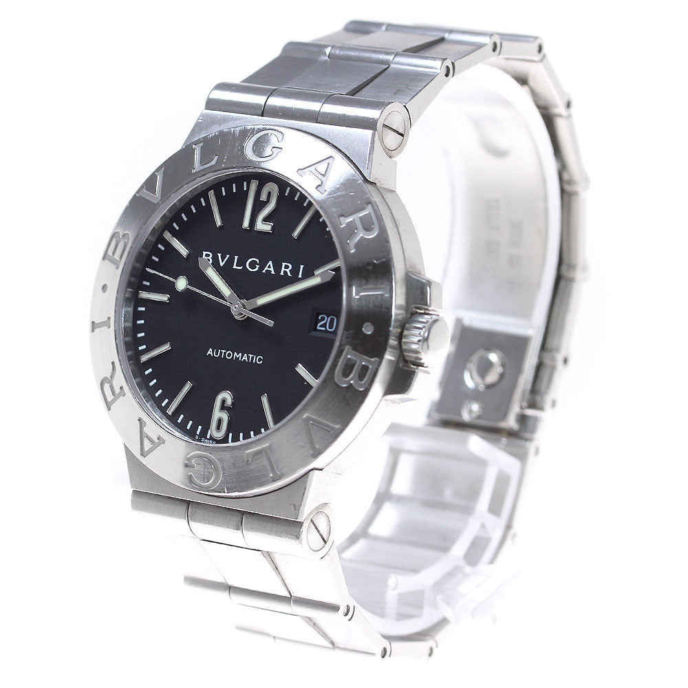 BVLGARI Diagono Sports LCV38S Date black Dial Automatic Men's Watch_845109