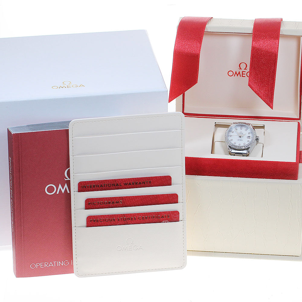 OMEGA Seamaster Aqua Terra 231.15.30.20.55.001 11P diamond diamond bezel White shell Dial Automatic Ladies Watch_845147