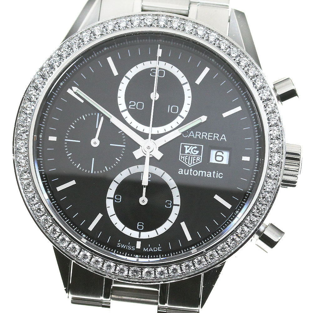 TAGHEUER Carrera CV201J Caliber 16 Diamond Bezel Automatic Men's Watch_845150